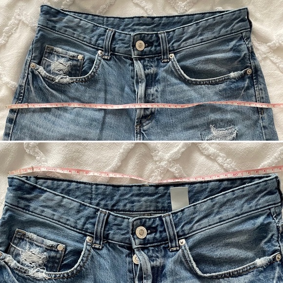 3 for 15$🌸  H&M boyfriend jeans Size 25 - Picture 5 of 8